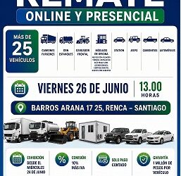 Proximo Remate Viernes 26 de Junio a las 13:00 horas